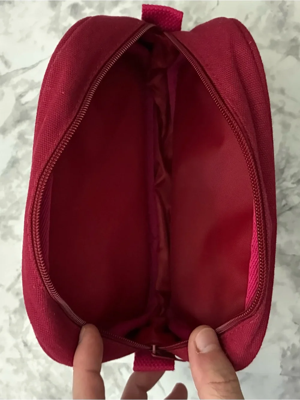Dancing With The Stars Live Maroon Cosmetic Travel Bag Case